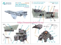 QDS+48486   3D Декаль интерьера для F-4N Phantom II (Academy) (малая версия) (с 3D-печатными деталями) (attach3 85118)